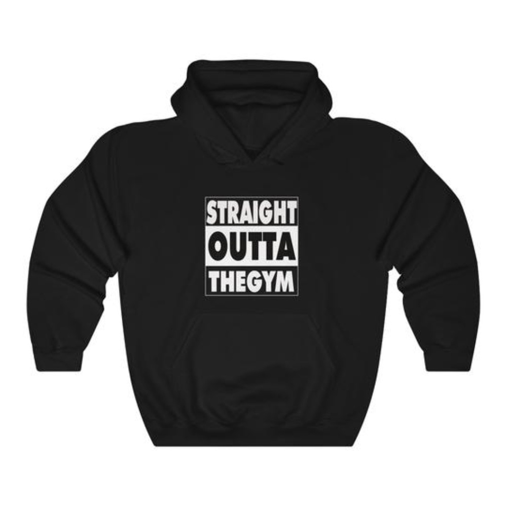 NEW Straight Outta The Gym  Heavy Blend Hoodie #99